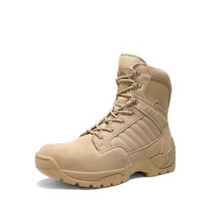 Men's Tactical Combat Boots in Tan